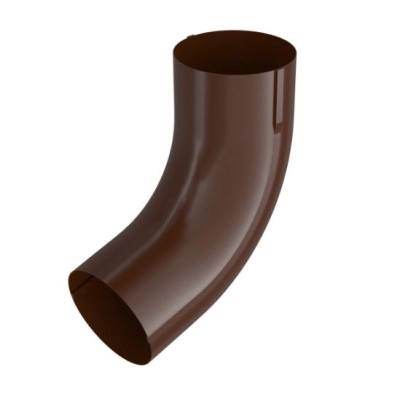 BRYZA STAL Kolanko do rur spustowych 100 mm - BRĄZ